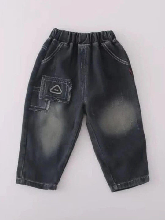 Boys Colourblocked Sweatshirt & Trousers