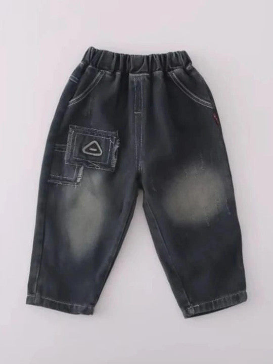 Boys Colourblocked Sweatshirt & Trousers