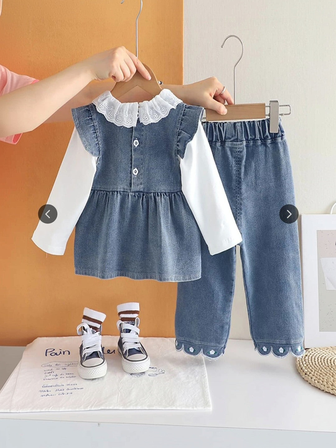 Girls T-shirt with Trousers