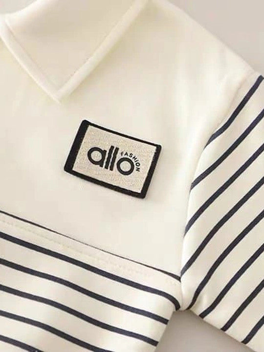 Boys Striped T-shirt with Trousers